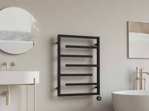 Radiateur sèche-serviettes Tetris EL 80x60 noir mat