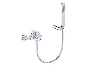 Charlotte Bath Mixer with Duplex Kit Chrome