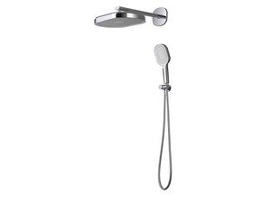 Plaza Oval Complete Shower Kit Chrome