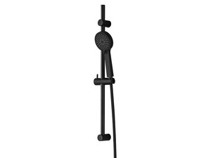 Rio Sliding Bar with 3-Jets Handshower Matt Black