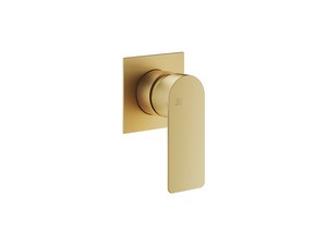 Gea Satin Gold Built-in Shower Mixer Plate