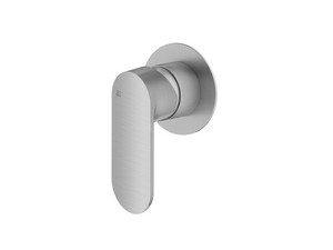 Olmo Brushed Chrome Built-In Shower Mixer Plate