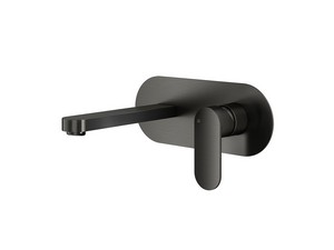 Olmo Gun Metal Wall Mounted Sink Mixer