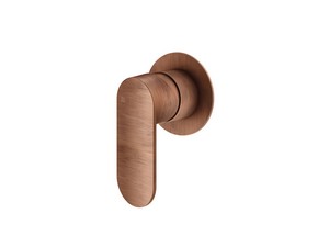 Olmo Brushed Copper Built-In Shower Mixer Plate