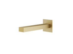 Krono/Trend Wall-Mounted Sink Spout in Satin Gold