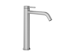Stelo High Basin Mixer without Waste Brushed Chrome