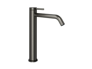 Stelo Gun Metal High Basin Mixer Tap without Waste
