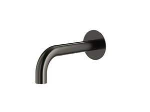 Wandauslauf Stelo für Waschbecken Gun Metal