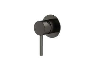 Stelo Gun Metal Built-in Shower Mixer Plate
