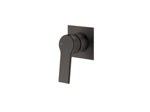Trend Gun Metal Built-In Shower Mixer Plate