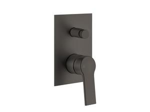 Trend Built-In Shower Mixer Plate with Gun Metal Diverter