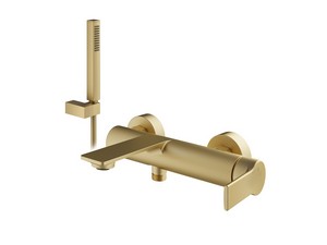 Trend Bathtub Set with Satin Gold Finish