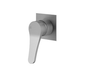 Mamba Brushed Chrome Built-In Shower Mixer Plate
