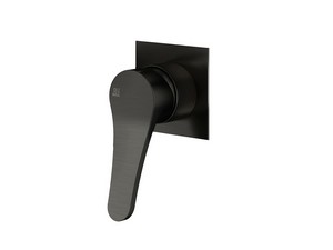 Mamba Gun Metal Built-In Shower Mixer Plate