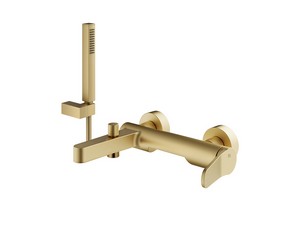 Mamba Bathtub Set with Satin Gold Finish