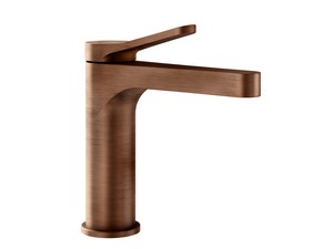 Mamba Basin Mixer without Waste Brushed Copper