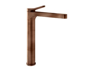 Mamba Tall Basin Mixer without Waste Brushed Copper