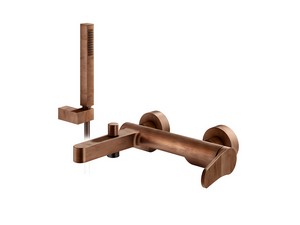 Mamba Bathtub Set with Brushed Copper Equipment