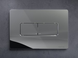 NATIVA Rectangular Dual Flush Plate Chrome