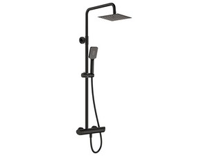 Blur 2-Function Shower Column with Mixer Matt Black