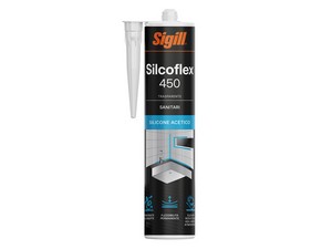 Sigill Silcoflex 450 silicone transparent - Cartouche de 280 ml