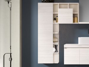 armadio per bagno colore: bianco mobile a colonna per bagno Colonna per bagno bianco 23,5 x 23 x 80 cm Dioche 