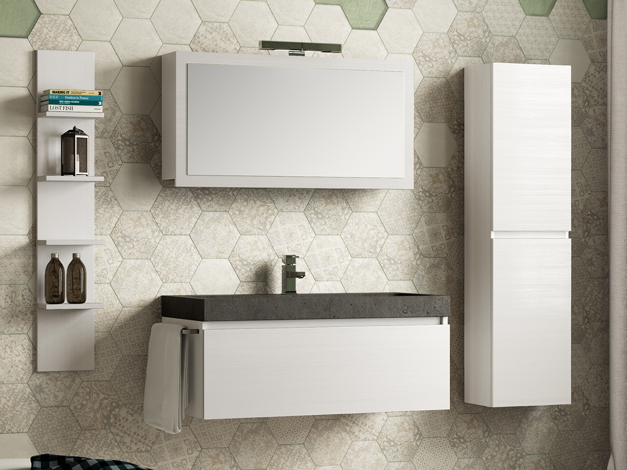 mobile bagno 100 cm iperceramica