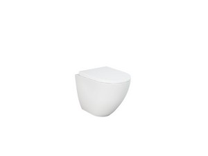Stand-WC Dakar 52 cm spülrandlos wandbündig Weiß glänzend