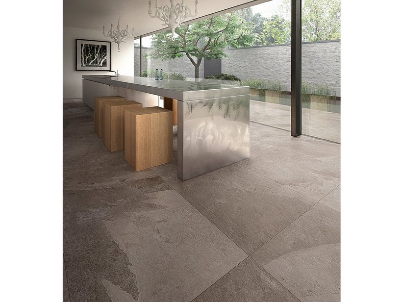 Échantillon de Céramique Brillant Quartz ciment gris foncé 60X30 Mur Carrelage £ 16.69/m2