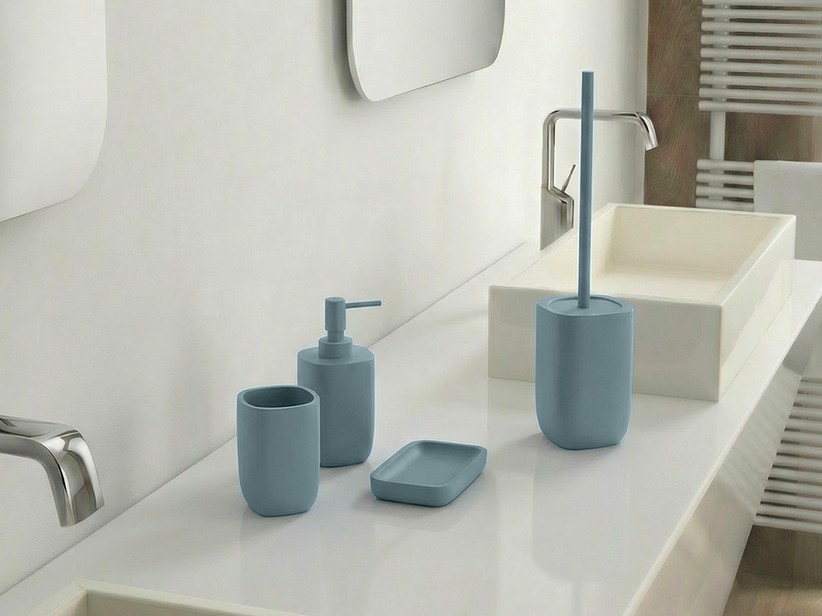 Joy Bathroom Accessories - Matt Blue