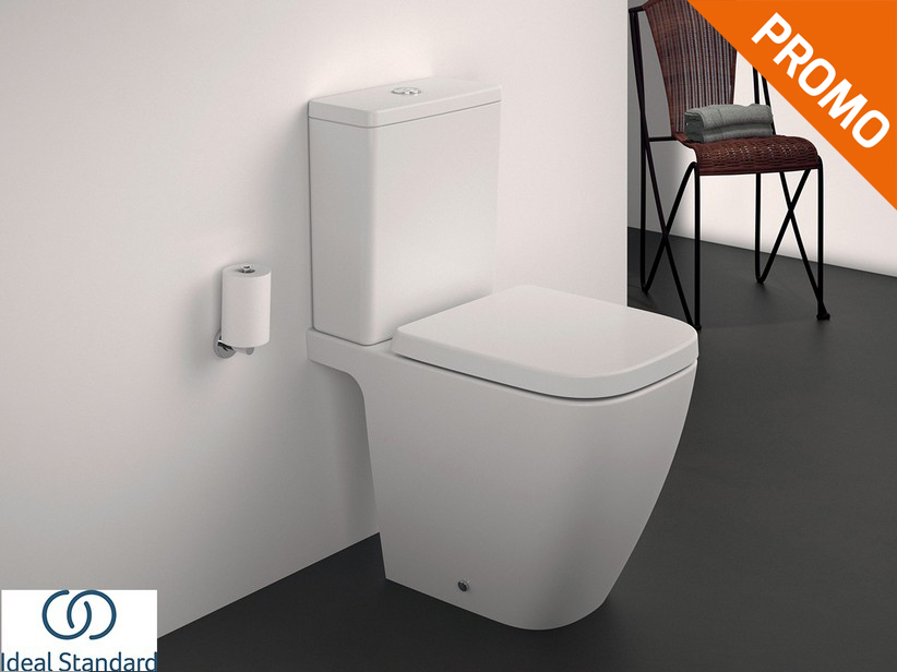 i.Life S Close-Cloupled Sanitary Ware Rimless White