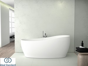 Freistehende Badewanne Ideal Standard® Atelier Around 180x85 cm Seidenweiß Matt