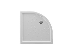 Receveur de douche Ape 80X80 H6 semi-circulaire céramique blanc
