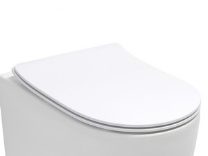 APTOS SLIM SOFT-CLOSE TOILET SEAT GLOSSY WHITE