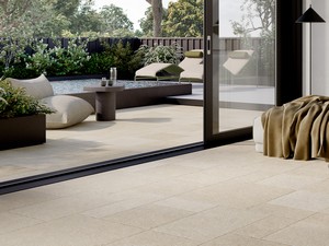 Carrelage Arles Beige 40,6x40,6 grès cérame effet pierre