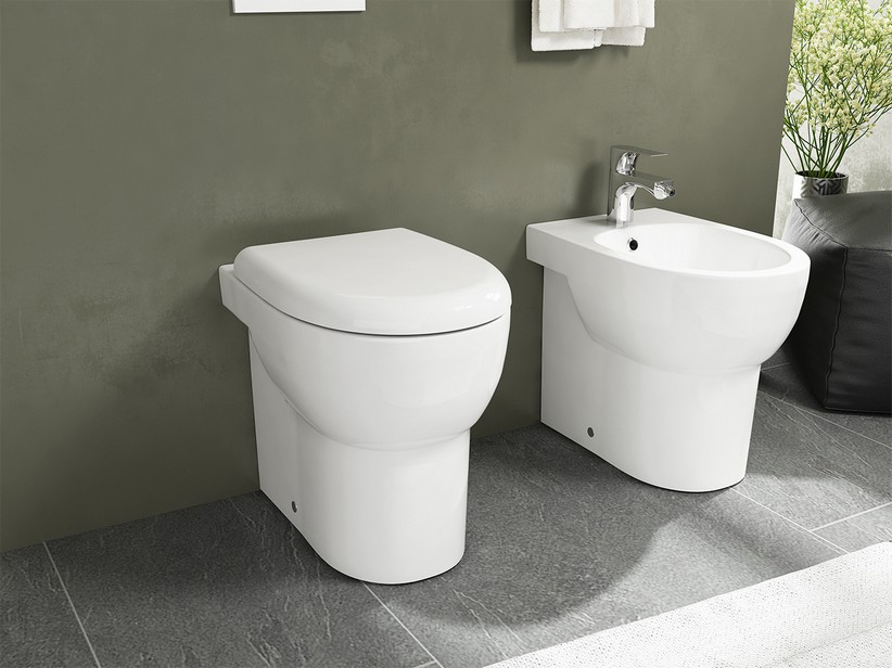 Astra Floor-Mount Back-to-Wall Rimless Sanitary Ware
