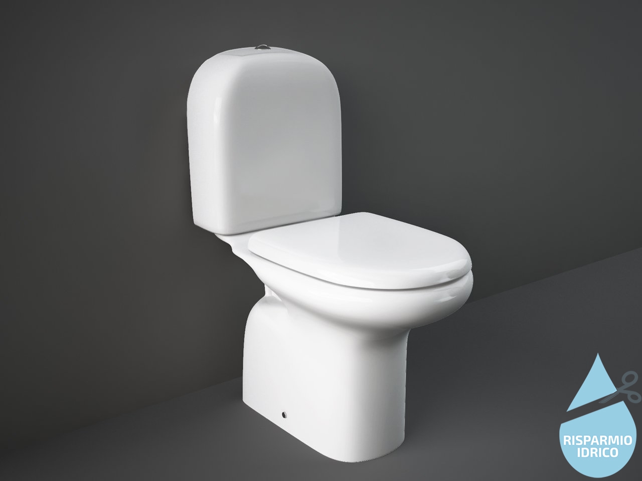 wc con scarico a pavimento
