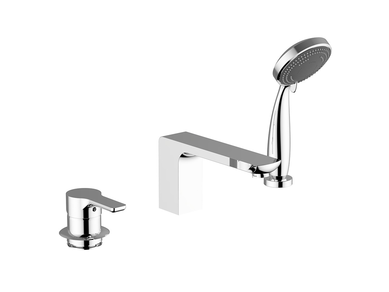 Mélangeur encastré bord de baignoire 3 trous Filadelphia chrome ...