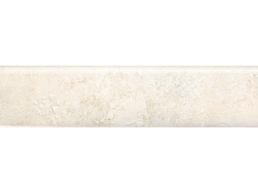 Battiscopa Ceramica Stone Bianco 8X33,3