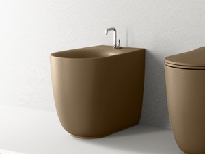 Bidet à poser Nolita rimless brun mat