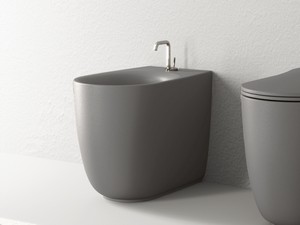 Stand-Bidet Nolita Dunkelgrau Matt