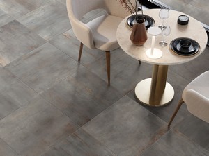 Piastrella Blade Grey 60x60 Gres Effetto Metallo Grigio