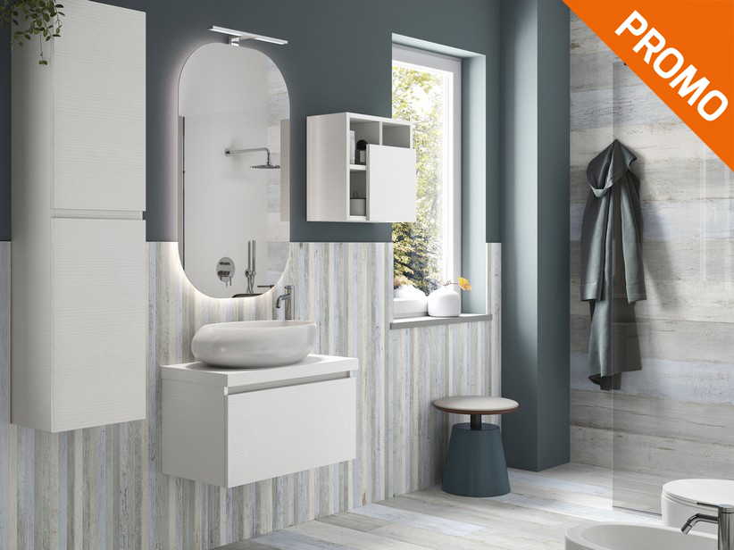 Rivestimento Bagno in Gres Effetto Legno Sverniciato Rettificato 20x120 - Boat