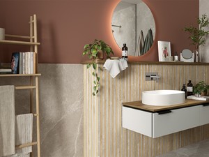 Cardiff Grey Stick Mix Mosaic 20x120 Stoneware Slate Effect Gray