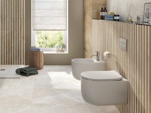 Cardiff White Stick Mix Mosaic 20x120 Stoneware Slate Effect White