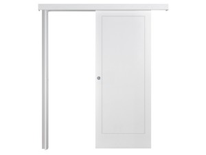 Chelsea Slim 1 External Wall Sliding Door 70xH210 cm White Lacquered