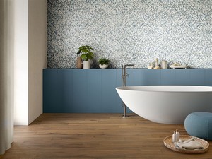 Glasmosaik Chester Blue 31,8x31,8 cm Hellblau