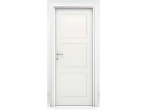 Classic Slim Hinged Door 70xH210 cm White Lacquered