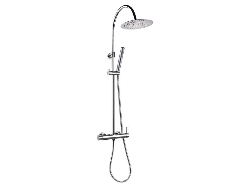 GISELLE ROUND SHOWER COLUMN WITH MIXER CHROME