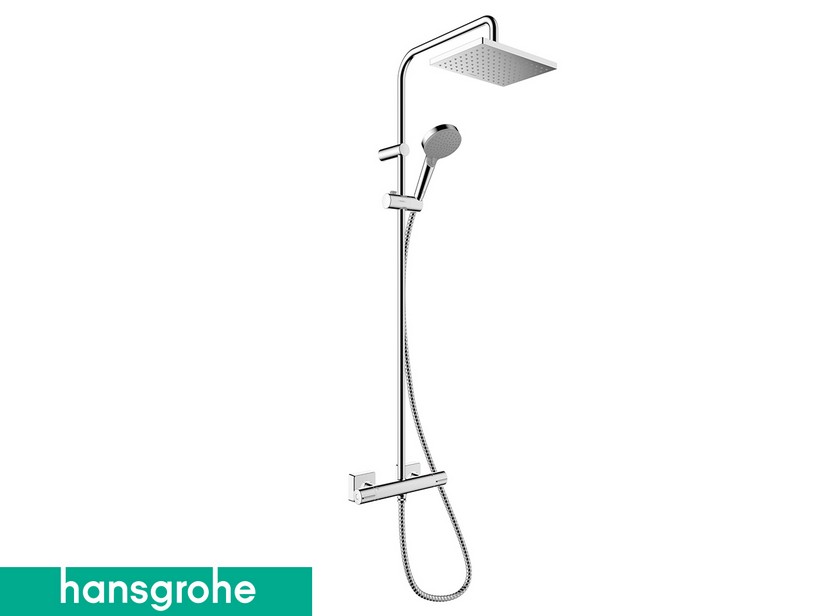 Duschgarnitur Hansgrohe® Vernis Shape Showerpipe 230 mit Thermostat Chrom